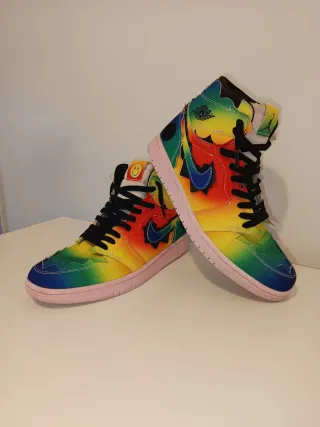 Zapatillas Jordan 1 J Balvin Rainbow