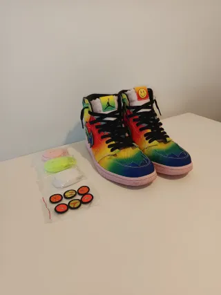 Zapatillas Jordan 1 J Balvin Rainbow