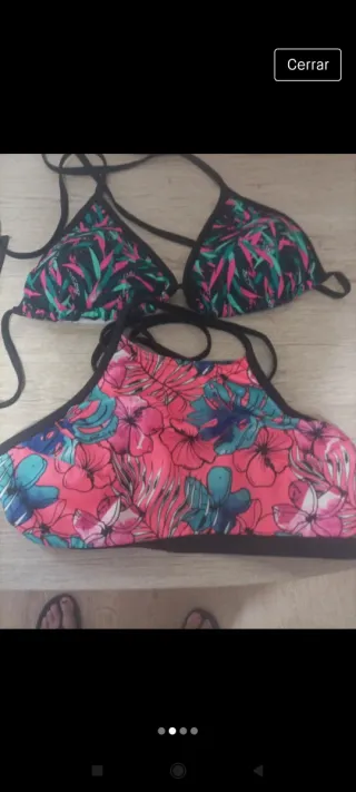 Lote 2 Tops Bikini Decathlon Talla M