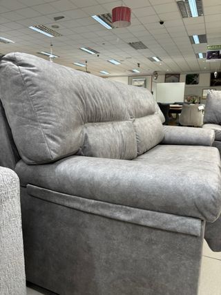 Conjunto sofás 3+2 plazas gris