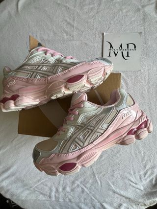 Asics Gel Kanayo 14 Rosa y Blanco