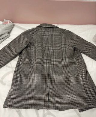 Abrigo Zara cuadros