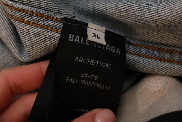 Chaqueta Vaquera Balenciaga Oversize – Original