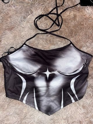 Top Halter Estampado Musculatura