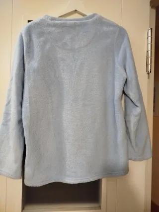 Pijama nubes azul y gris