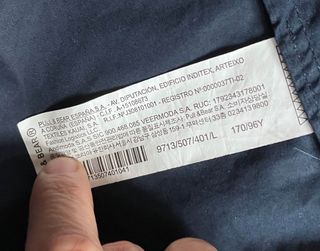 Chaqueta Deportiva Ligera Zara Hombre Talla L