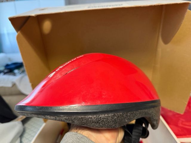 Casco bici infantile rosso KIDDY