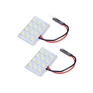 Placa 12 Led 32x20mm coche matrícula interior