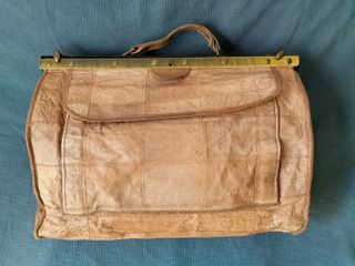 Maleta de viaje cuero vintage