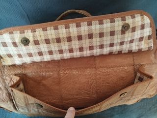 Maleta de viaje cuero vintage