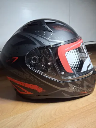 Casco Givi Negro con Diseño T.M