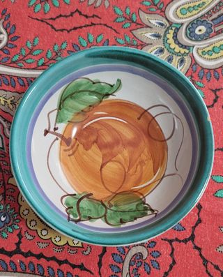 Set 9 coppette ceramica frutta