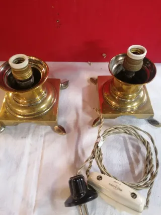 Coppia Lampade da Tavolo Anni '30