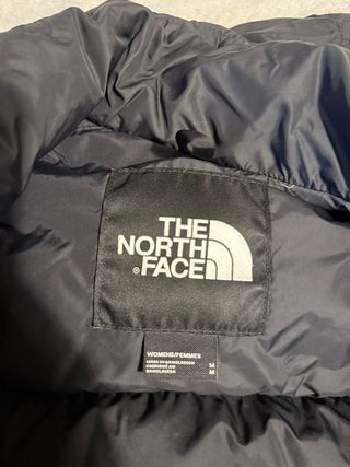 Piumino The North Face rosa e nero