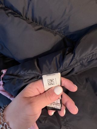 Piumino The North Face rosa e nero