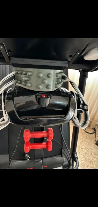 Cinta de correr negra y roja