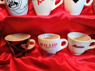 Tazzine caffè pubblicitarie