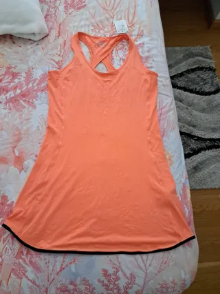 Vestido deportivo rosa coral talla 42
