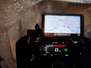 Pantalla carplay android auto 7"para moto BMW