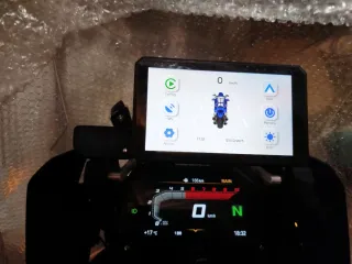 Pantalla carplay android auto 7"para moto BMW