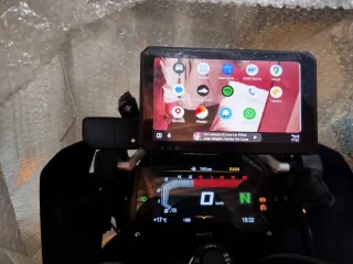 Pantalla carplay android auto 7"para moto BMW