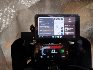 Pantalla carplay android auto 7"para moto BMW