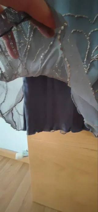 Vestido Ankorel gris talla M con etiqueta