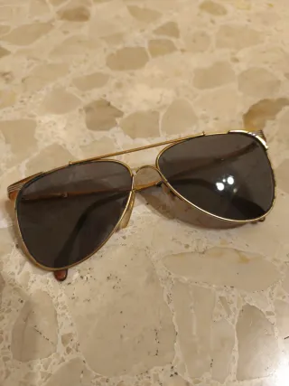 Gafas de Sol Vintage Jaguar Aviator Doradas