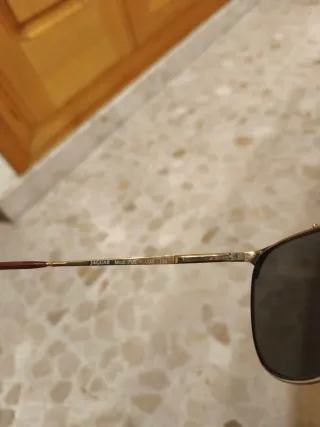 Gafas de Sol Vintage Jaguar Aviator Doradas