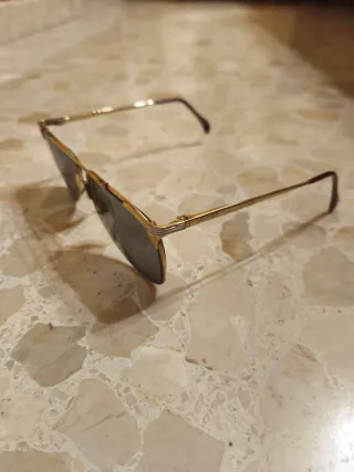 Gafas de Sol Vintage Jaguar Aviator Doradas