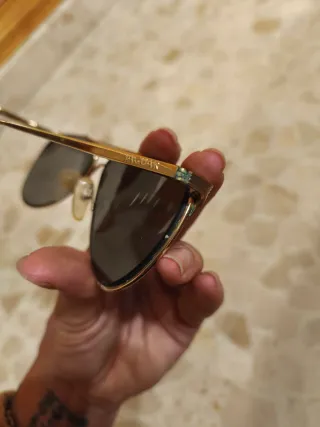 Gafas de Sol Vintage Jaguar Aviator Doradas