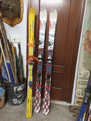 Esquís K2 y Atomic Tour Guide y Mono