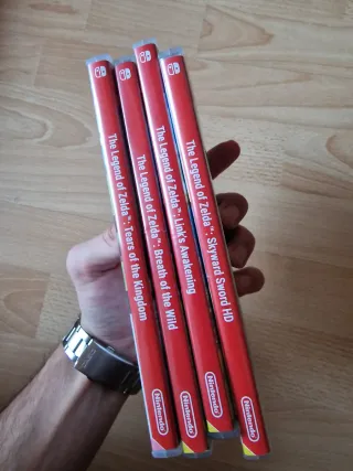 Carátulas Originales Zelda Nintendo Switch