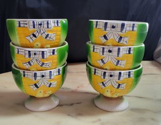 Set 6 Coppe Gelato/Macedonia Ceramica