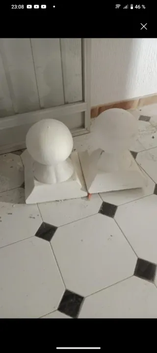 Bolas de hormigón para jardín  unidad