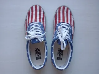 Zapatillas Vans Estilo Bandera Americana