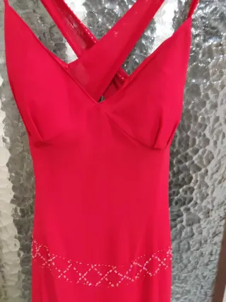 Vestido rojo mujer fiesta/elegante