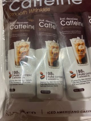 Pack 5 Cremas de Manos Caffeine Nuevas