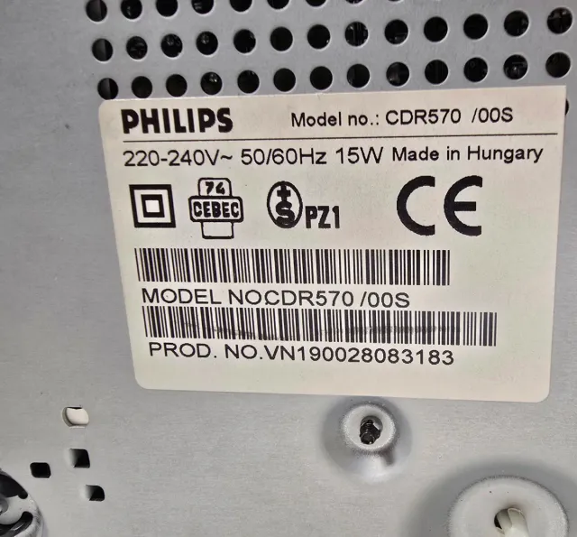 Registratore Mini CD Philips CDR 570