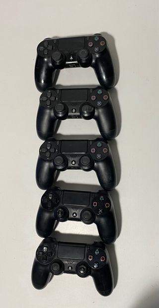 Lote 5 mandos PS4 (2 V1 + 3 V2)