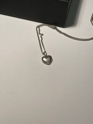 Colgante Corazón Roto TwoJeys Plata