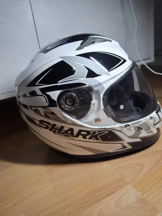 Casco Shark Blanco Integral