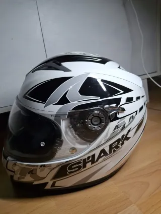 Casco Shark Blanco Integral