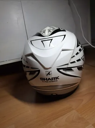 Casco Shark Blanco Integral
