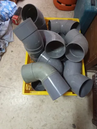 Codo Fontanería PVC, accesorios, varios...