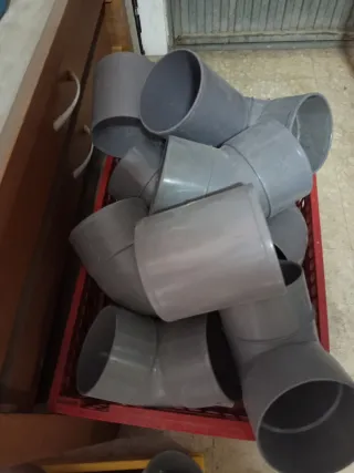 Codo Fontanería PVC, accesorios, varios...