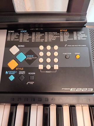 Órgano Yamaha PSR E223 Electrónico