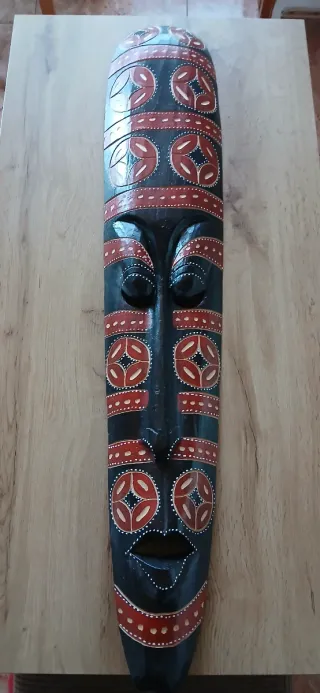 Máscaras de madera decorativas (4 unidades)