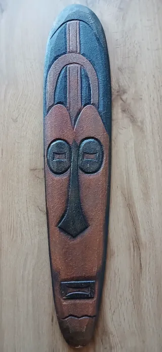 Máscaras de madera decorativas (4 unidades)