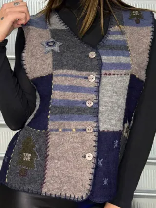 Gilet Woolrich donna in lana